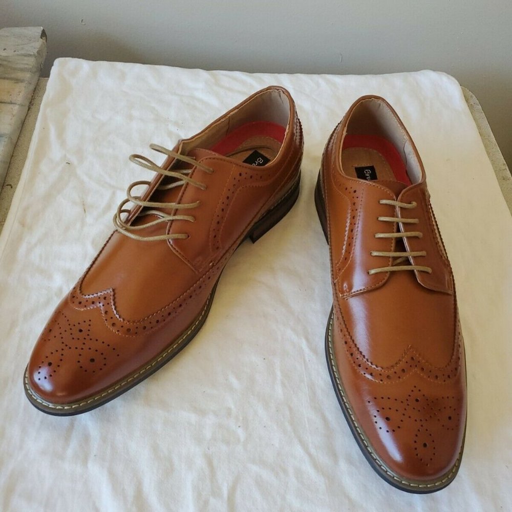 Bruno Marc Mens Dress Shoes Wingtip Oxford